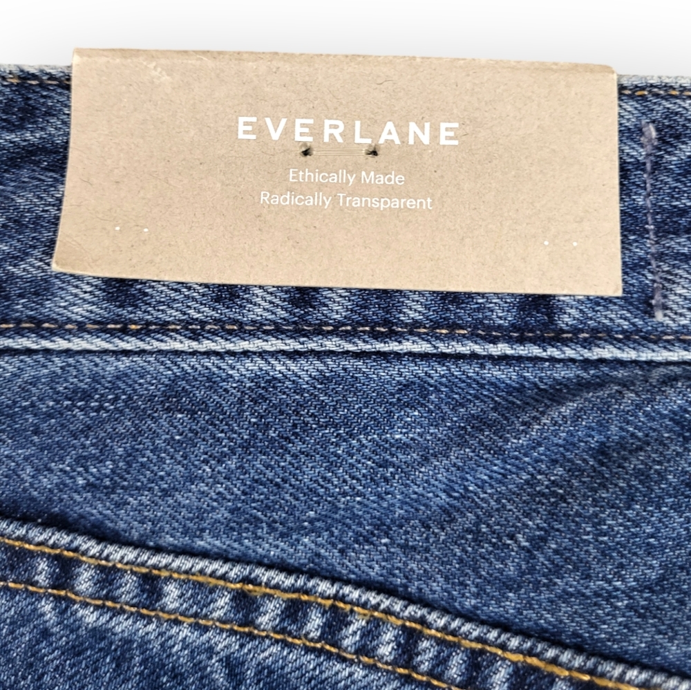 EVERLANE The Curvy 90s Cheeky Jean Size 24 Ankle Button-Fly - Picture 13 of 14